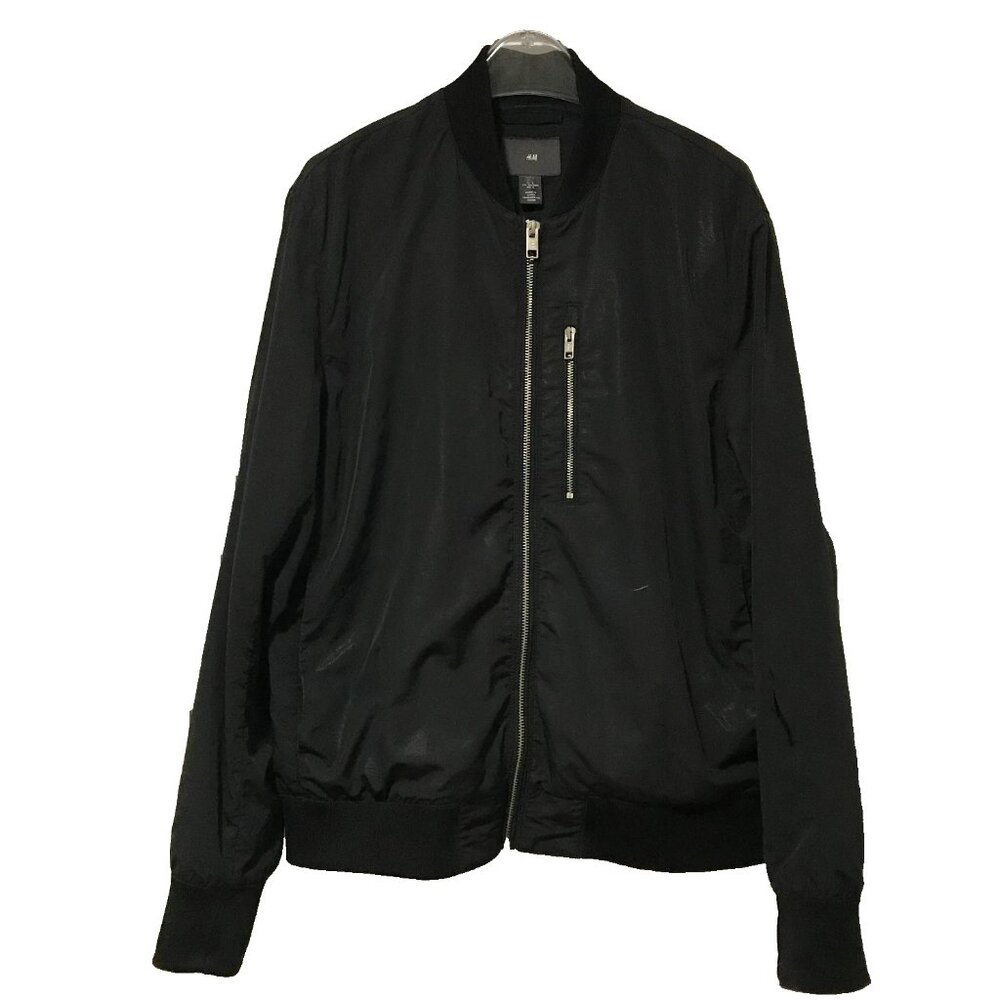 H&M Men's Bomber Jacket Size Large Black
